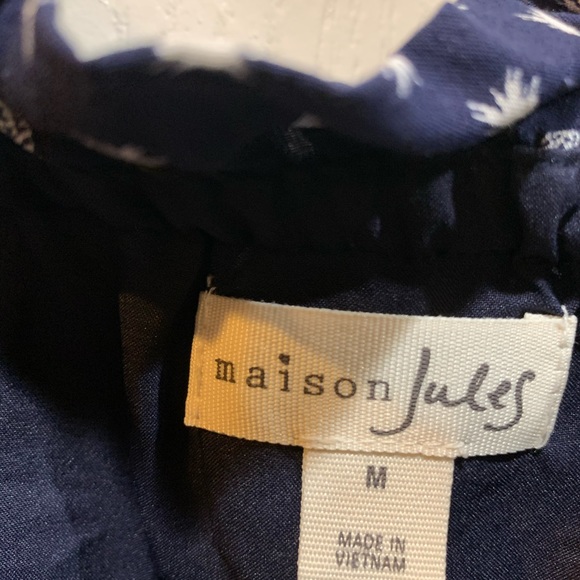 Maison Jules Womens Shoulder Romper Size M - Picture 6 of 8